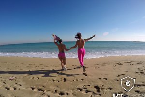 Butt Formation pleased to share with you a free photo gallery with Julia De Lucia in the exciting lesbian interlude