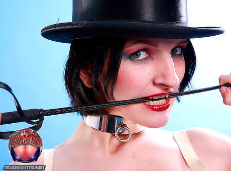 Rubber Tits xxx picture collection featuring youthful miss in female domination fantasies